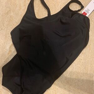 Black One-Piece Swimsuit
